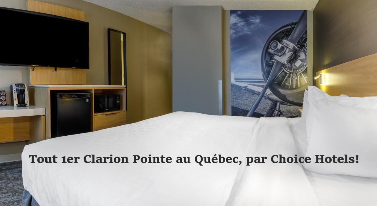 Hotel Clarion Pointe Quebec Airport Exterior foto